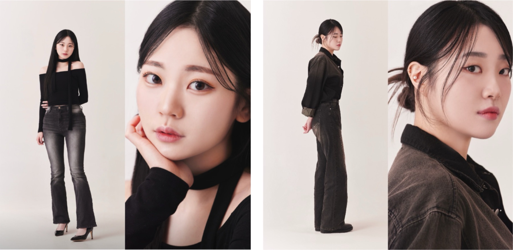 헤어 디자이너 단체 콘셉트 프로필